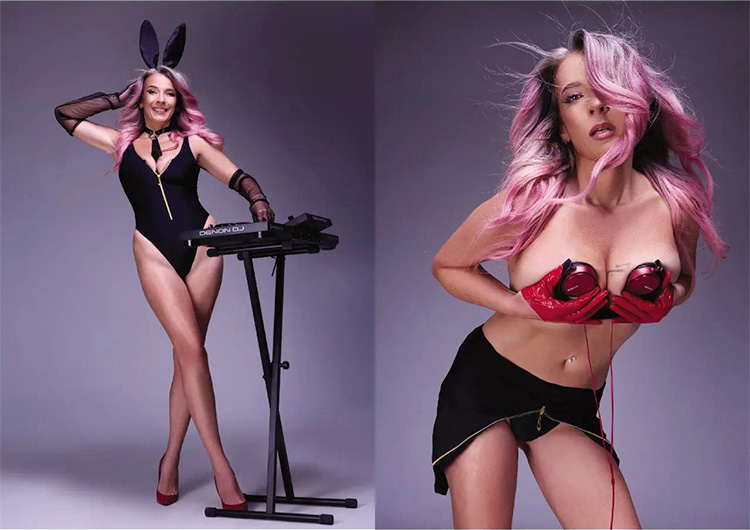 ElateD Joy on Playboy magazine